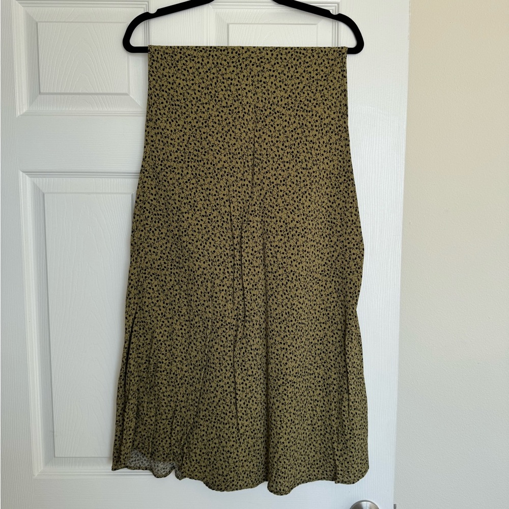 Cotton:on midi skirt in khaki print